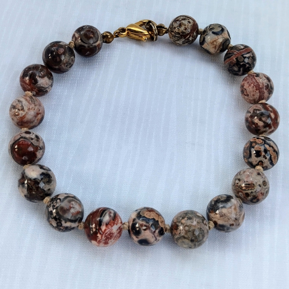 Elegant Stone Beaded Bracelet